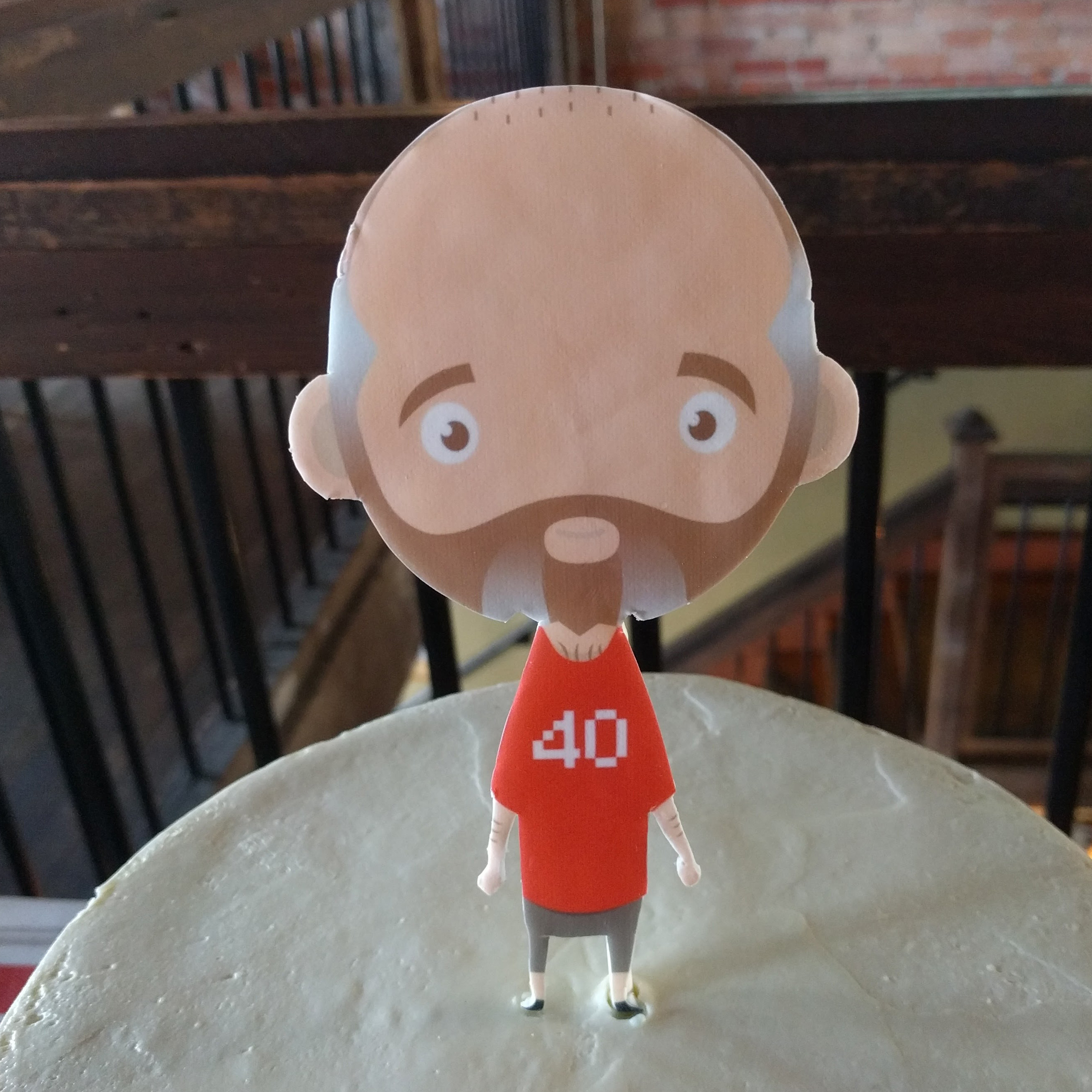 It's me! On a Cake.