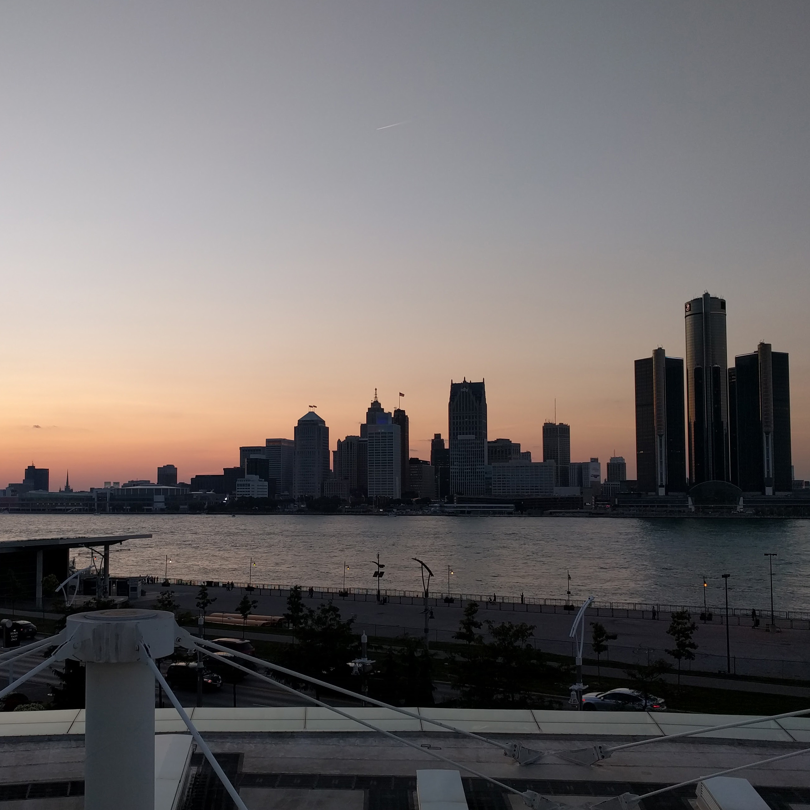 The best view of the Detroit skyline.